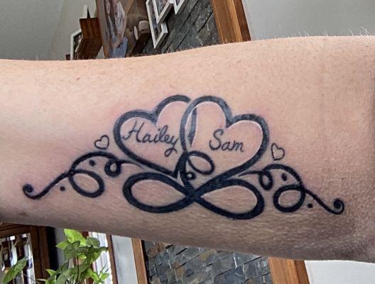 Tattoo done at Funhouse Tattoo in Tannersville, PA