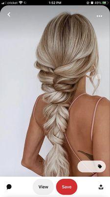 The picture I showed the stylist.