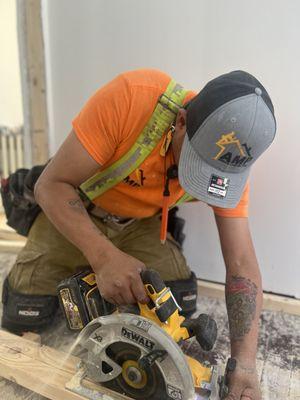 General Carpentry. Framing, decks, shetrook, doors and all the construction kinds.