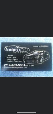 Aramburo’s Auto Detail