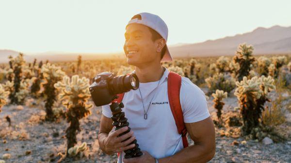 Our photographer in Joshua Tree National Park
