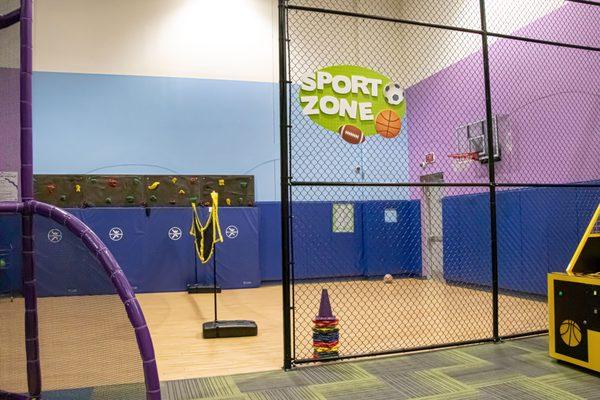 The Sports Zone is a great place to enjoy a huge list of activities and team challenges.
