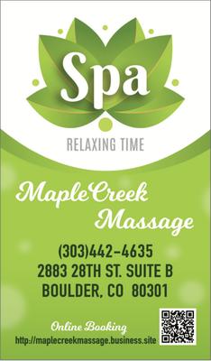 Maple Creek Massage