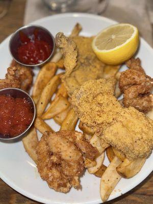 Fried catfish from Louisiana