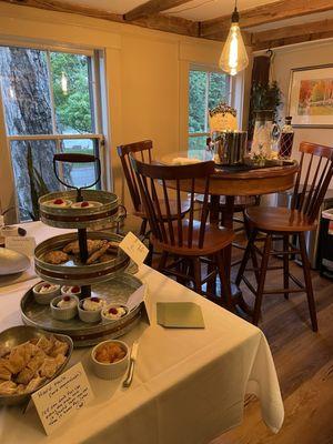 Other Inn Made Desserts offered the night of the Concert