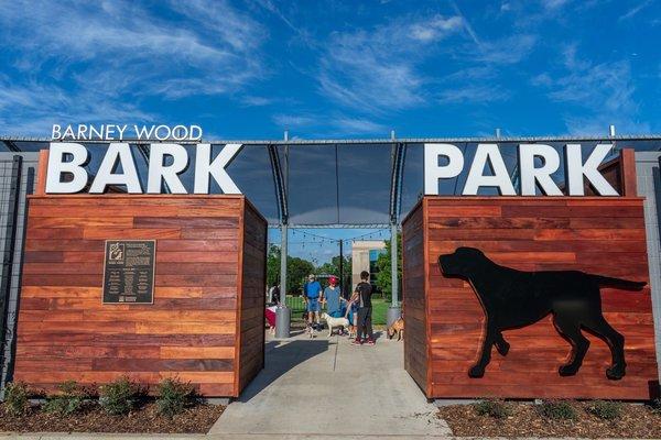 Barney Wood Bark Park