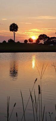 Another sunset in Barefoot Bay.