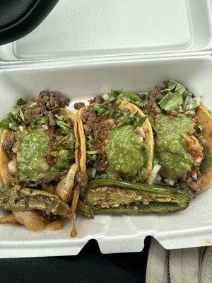 Carne asada tacos