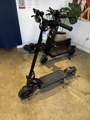 E-scooters that I'm considering purchasing.