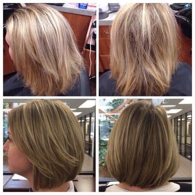 Lowlights were the main component in this transformation!