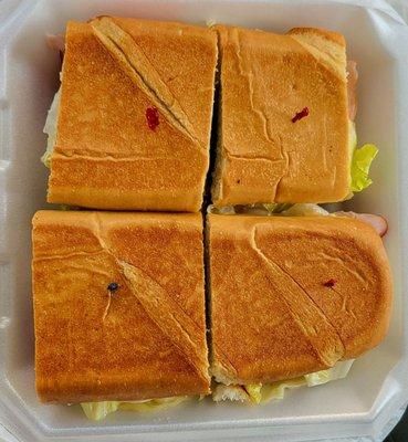 Club house sandwich with mayo instead of thousand island, simple can be soooo good when quality products are used