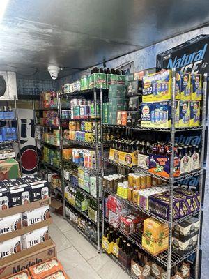 Beer Cooler filled with great variety of beer spreading from IPAs, American Beers, International Beers, Delta infused drinks.