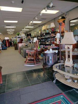 Valentine's day special 20% off all merchandise including furniture 50% off of hanging clothes books and albums