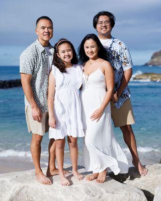 Outdoor family photo session.