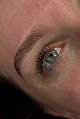 brow lamination and korean lash lift