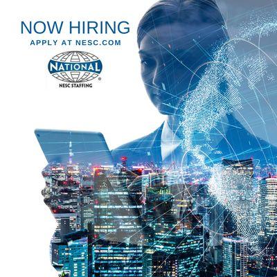 We're hiring! We have openings for everyone, from entry-level to management. We have permanent, temporary, and temporary-to-perm openings!