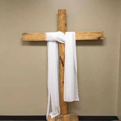 Jesus died for you and me. John 3:16