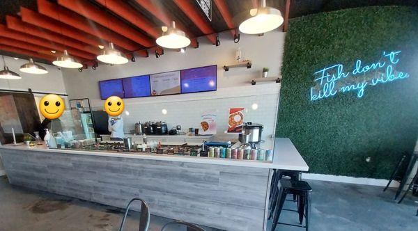 Poke Bar and The Pho Shack are in the same building. Nov 2023