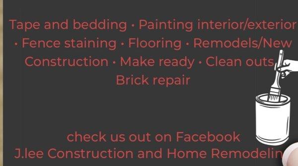J Lee Construction And Home Remodeling