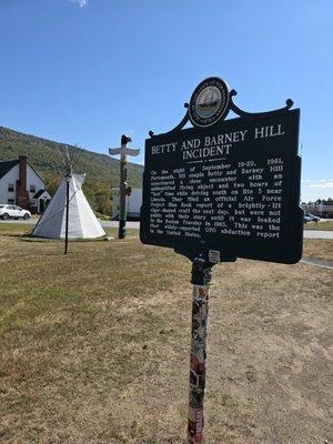 Betty and Barney Hill Incident Marker
