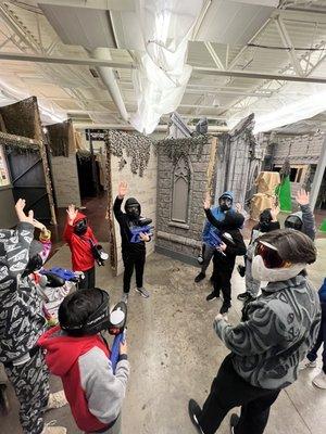 More safety and rule talk with Cole before show time