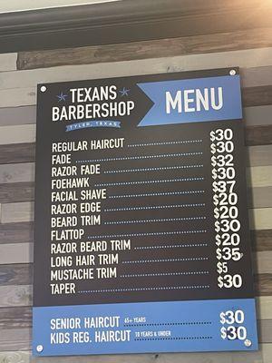 Texan's Barber Shop