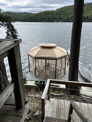 big enough for a 3 season screen gazebo!