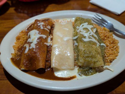 Enchiladas banderas