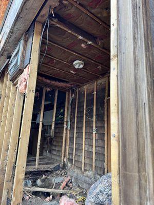 Demo to entire bathroom