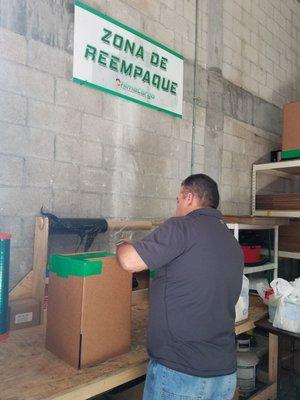 Preparando nuestros envíos para Venezuela