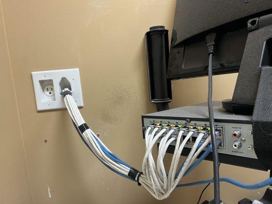 Switching camera set up