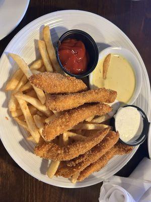 Chicken Tenders and Fries are tasty