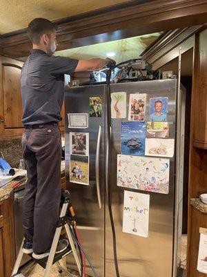Kitchen Aid build in refrigerator - sealed system rebuild