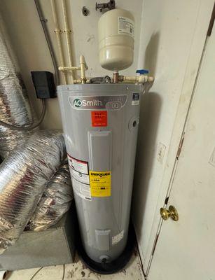 Repipe: New water heater