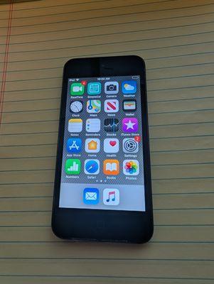 My fully repaired & restored iPod Touch. Before this, it was in pieces.