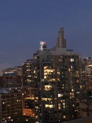 SE city view at night