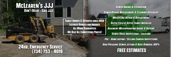 JJJ Sewer And Drain Plumbing