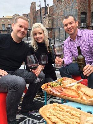 Enjoying Falcor rooftop in NYC!