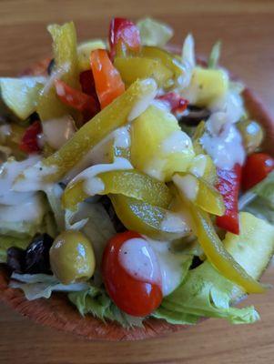 Very unique house salad