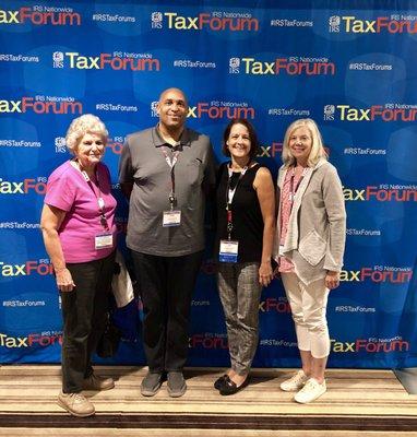 Some of Smyrna staff at the IRS conference