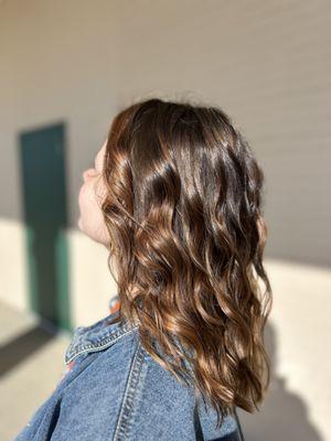 Caramel balayage