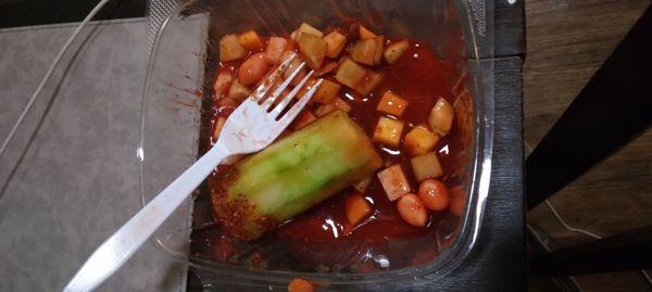 Never again ordering pepinos locos.