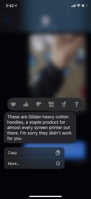 What the owner said instead of offering help.