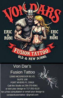 Von Dar's Fusion Tattoo
