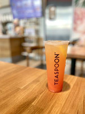 Guava Sunset - fresh blended guava & pineapple marmalade, & a splash of lemon juice