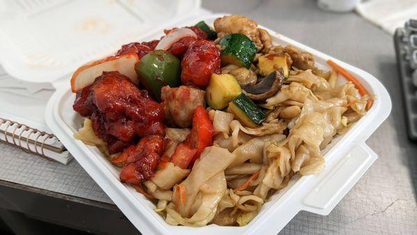 2-Item Combo is still under $12: Sweet and Sour Pork, Mushroom Chicken, and Chicken Chow Fun