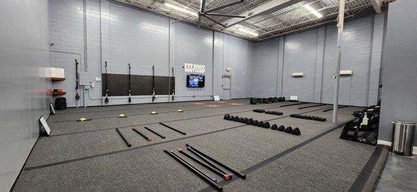 Monday floor A:B-X2 45 secs on 10 sec switch 1 time around the room