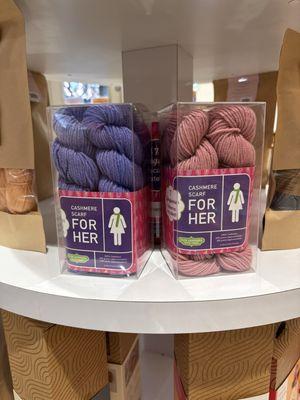 Cashmere yarn kits