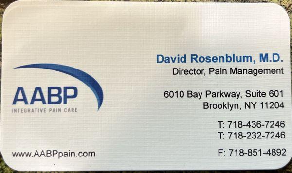 AABP Integrative Pain Care - Brooklyn