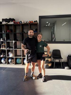 Coach Travis and Coach Kristina